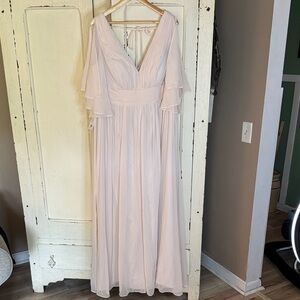 Azazie Temeka Bridesmaid Dress in Rose Petal